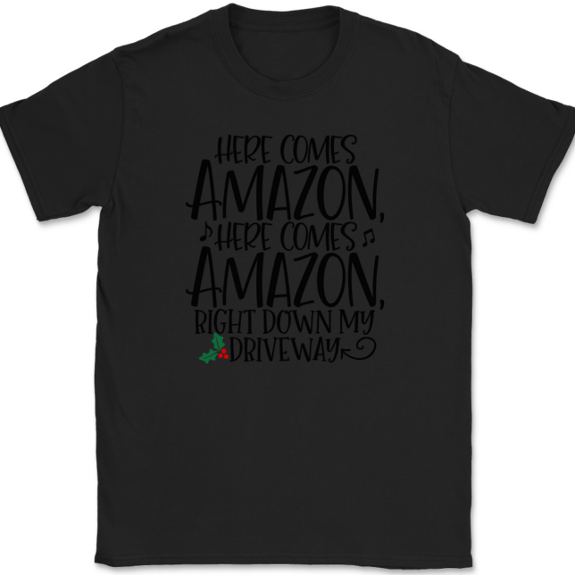 Here Comes Amazon T-Shirt Mens Tee