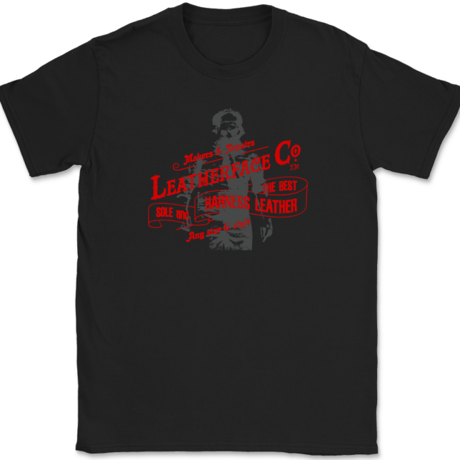 Leatherface Leather Co T-Shirt Mens Tee