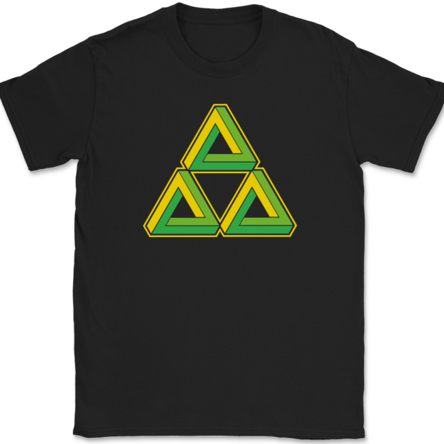 Triforce Illusion T-Shirt Mens Tee