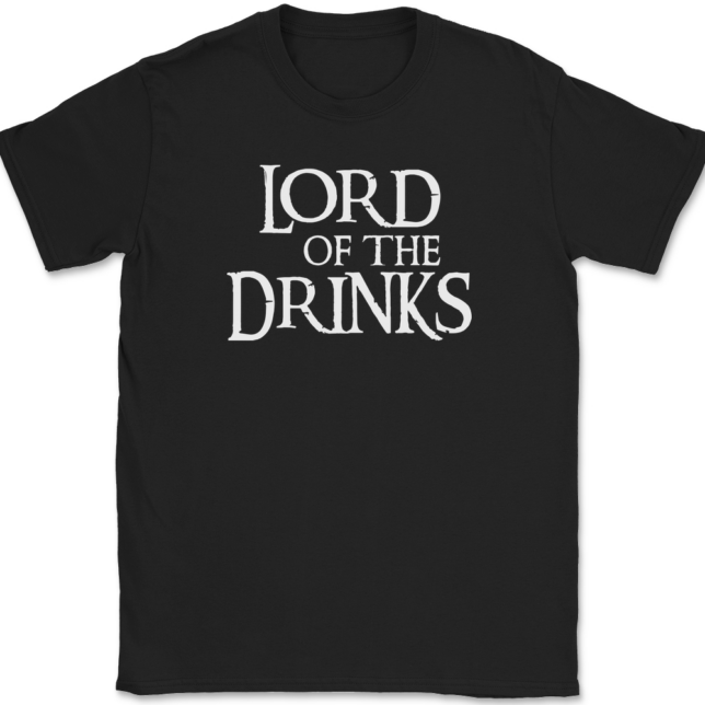 Lord Of The Drinks T-Shirt Mens Tee