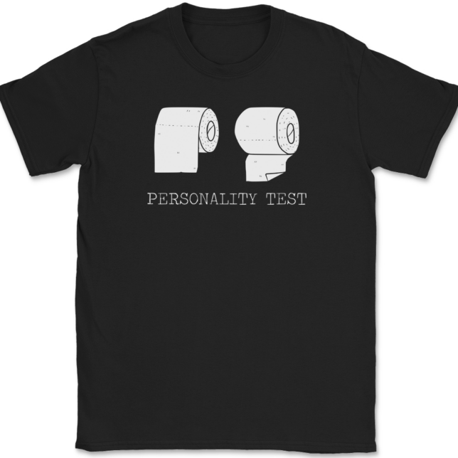 Personality Test T-Shirt Mens Tee