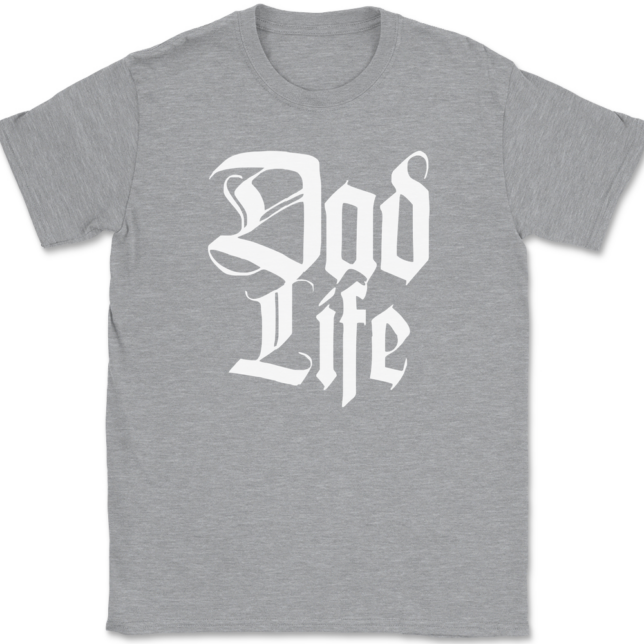 Dad Life T-Shirt Mens Tee - Image 2