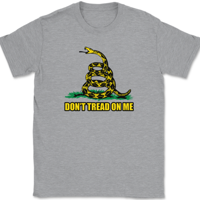 Don't Tread On Me T-Shirt Mens Tee - Image 2