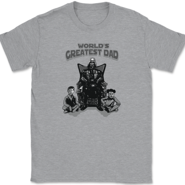 Vader Worlds Greatest Dad T-Shirt Mens Tee - Image 2