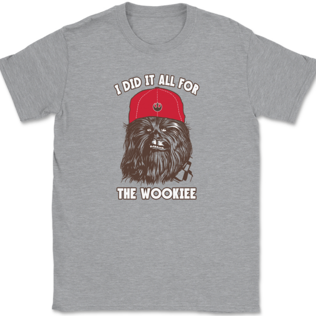 I Did It All For The Wookiee T-Shirt Mens Tee - Image 2