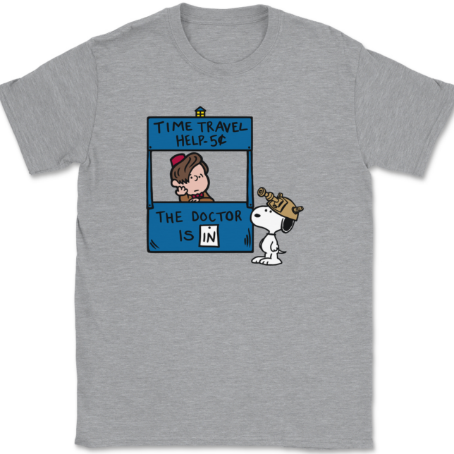 The Doctor Is In T-Shirt Mens Tee - Image 2