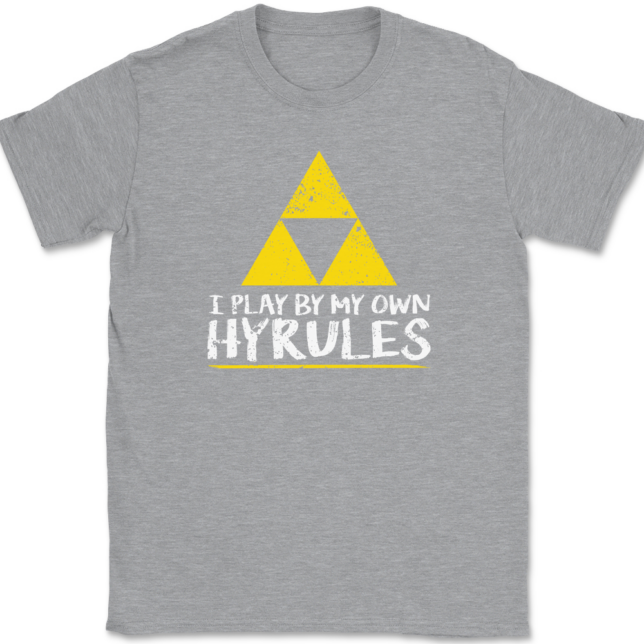 I Play By My Own Hyrules T-Shirt Mens Tee - Image 2