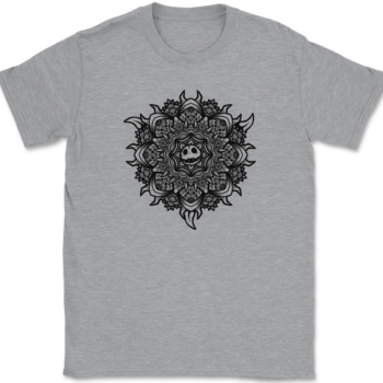 Skellington Mandala T-Shirt Mens Tee