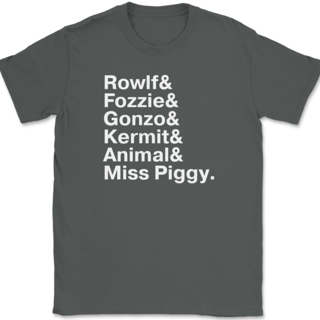 Muppet Babies Names T-Shirt Mens Tee - Image 3