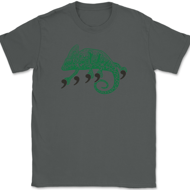 Comma Chameleon T-Shirt Mens Tee - Image 3