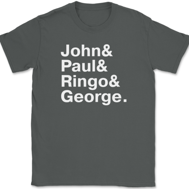 The Beatles Names T-Shirt Mens Tee - Image 3