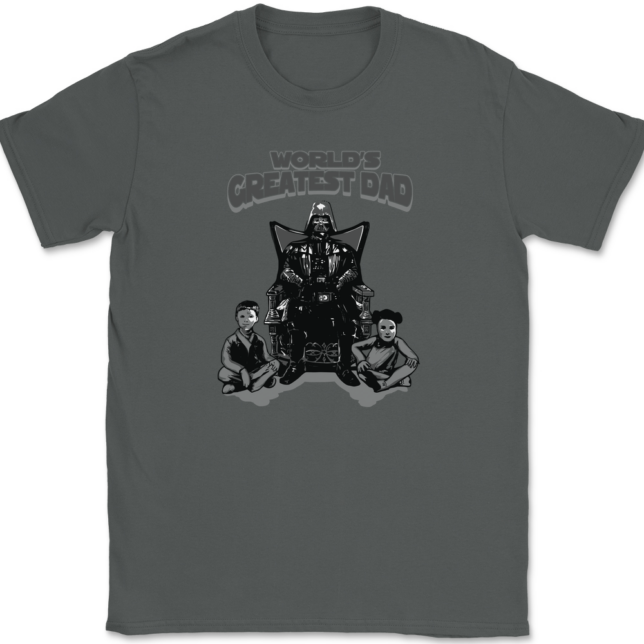 Vader Worlds Greatest Dad T-Shirt Mens Tee - Image 3