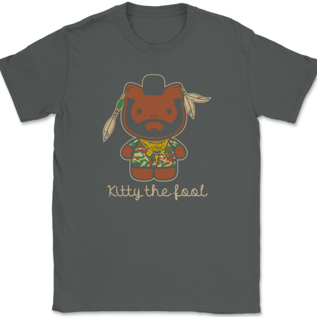 Kitty The Fool T-Shirt Mens Tee - Image 3