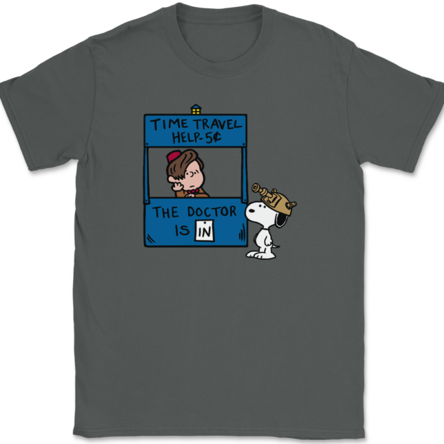 The Doctor Is In T-Shirt Mens Tee - Image 3