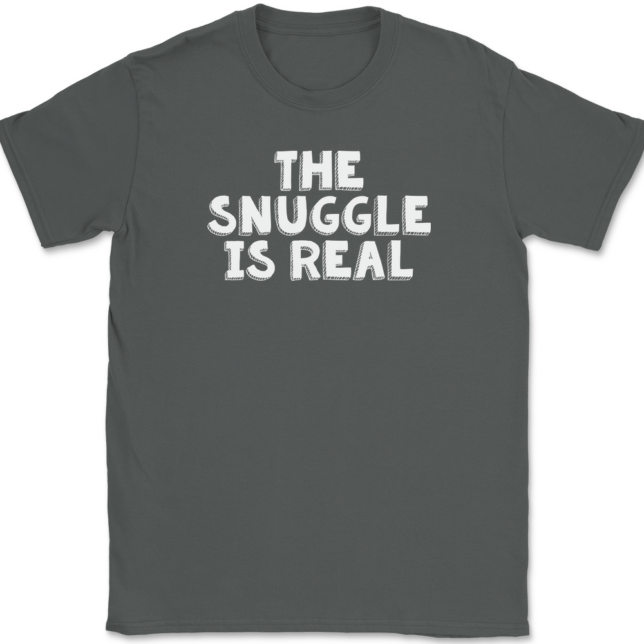 The Snuggle Is Real T-Shirt Mens Tee - Image 3