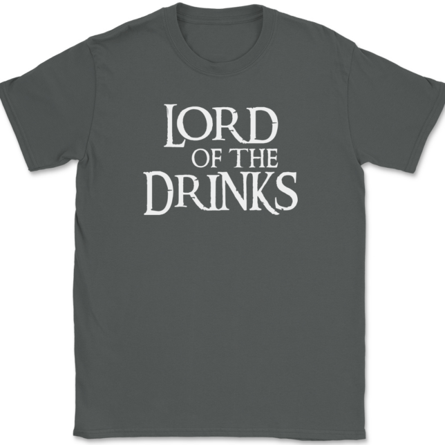 Lord Of The Drinks T-Shirt Mens Tee - Image 3