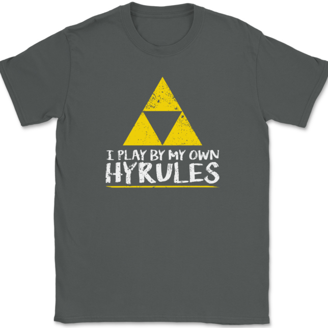 I Play By My Own Hyrules T-Shirt Mens Tee - Image 3