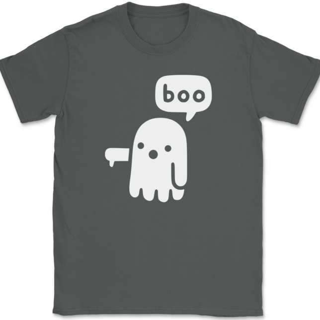 Ghost Says Boo T-Shirt Mens Tee - Image 3