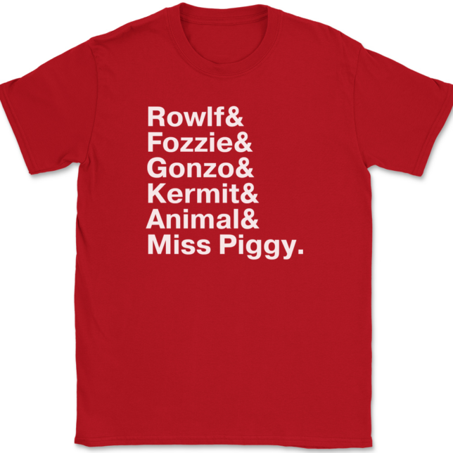 Muppet Babies Names T-Shirt Mens Tee - Image 4