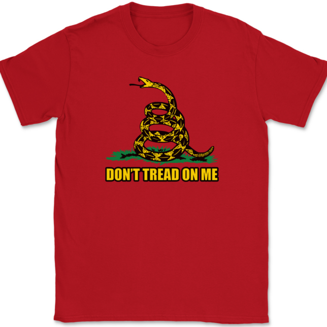 Don't Tread On Me T-Shirt Mens Tee - Image 4