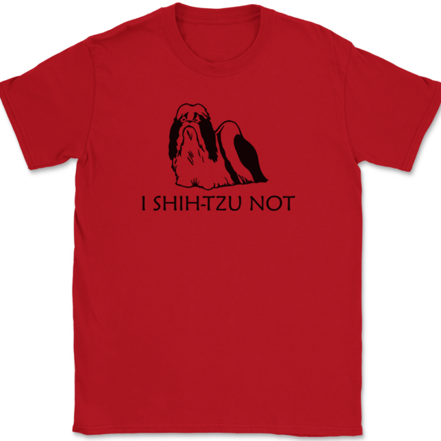 I Shih-Tzu Not T-Shirt Mens Tee - Image 4