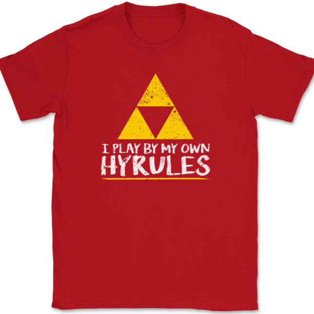 I Play By My Own Hyrules T-Shirt Mens Tee - Image 4