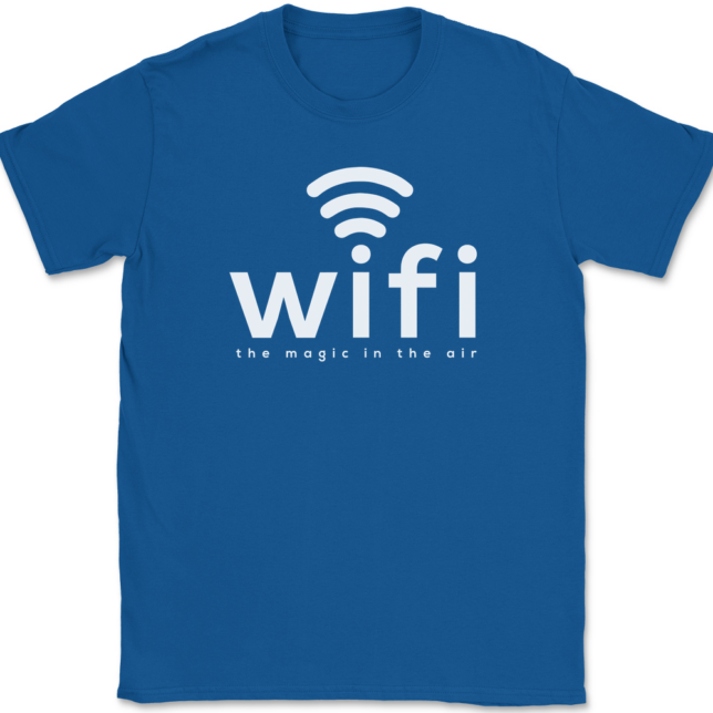 Wifi Magic In The Air T-Shirt Mens Tee - Image 5