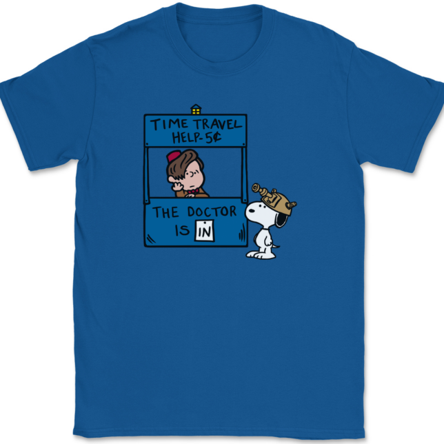 The Doctor Is In T-Shirt Mens Tee - Image 5