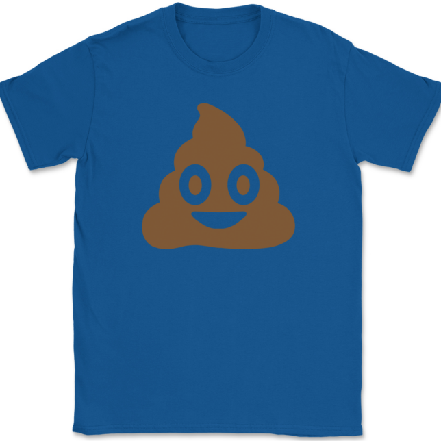 Poop Emoji T-Shirt Mens Tee - Image 5