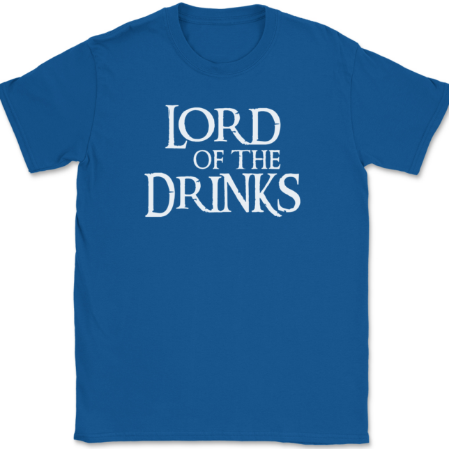 Lord Of The Drinks T-Shirt Mens Tee - Image 5