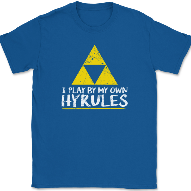 I Play By My Own Hyrules T-Shirt Mens Tee - Image 5