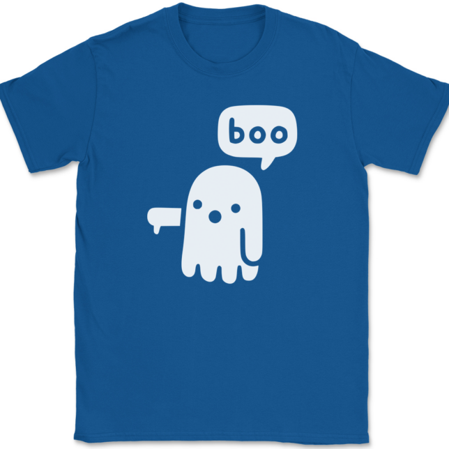 Ghost Says Boo T-Shirt Mens Tee - Image 5