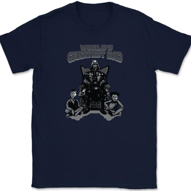 Vader Worlds Greatest Dad T-Shirt Mens Tee - Image 6