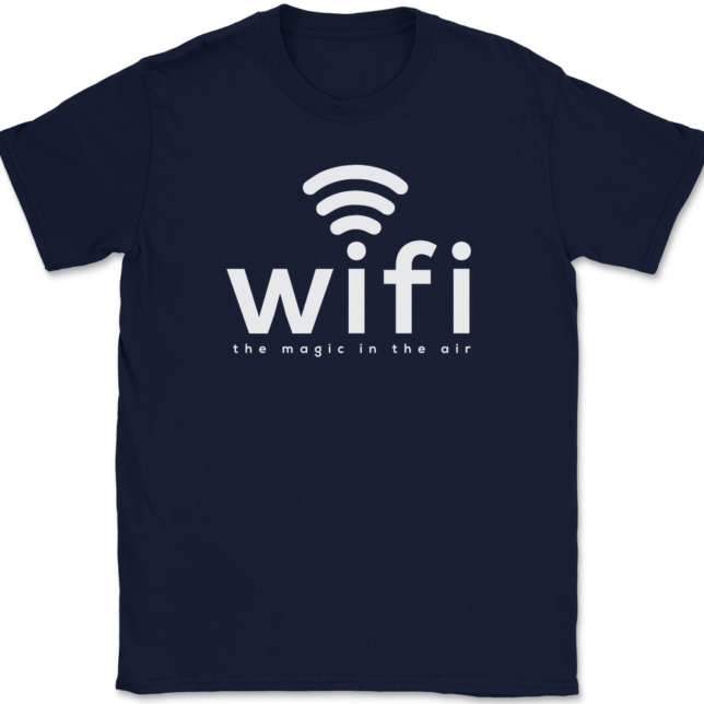 Wifi Magic In The Air T-Shirt Mens Tee - Image 6