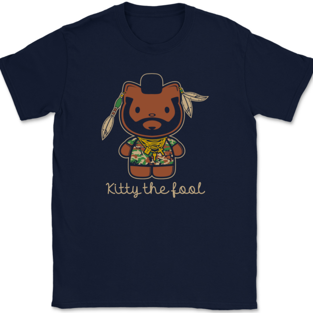 Kitty The Fool T-Shirt Mens Tee - Image 6