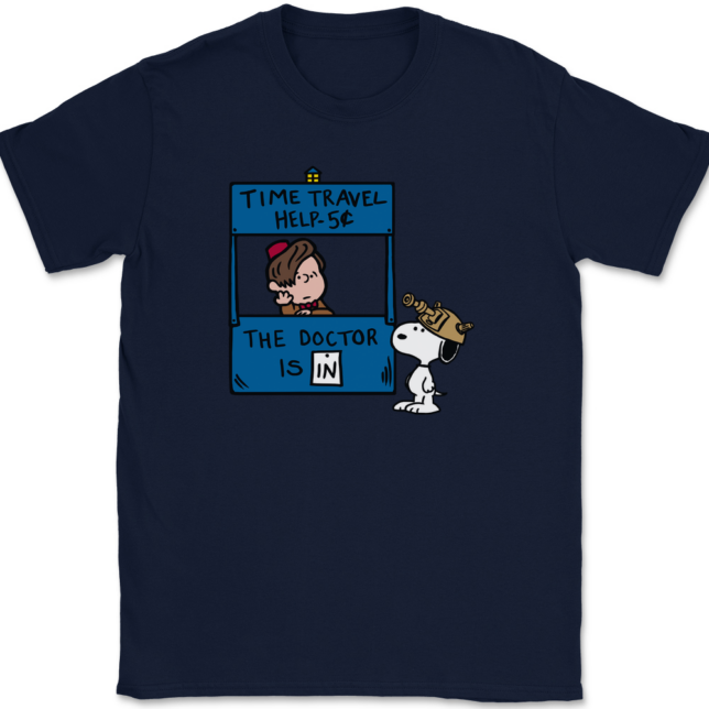 The Doctor Is In T-Shirt Mens Tee - Image 6