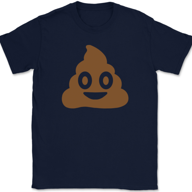 Poop Emoji T-Shirt Mens Tee - Image 6