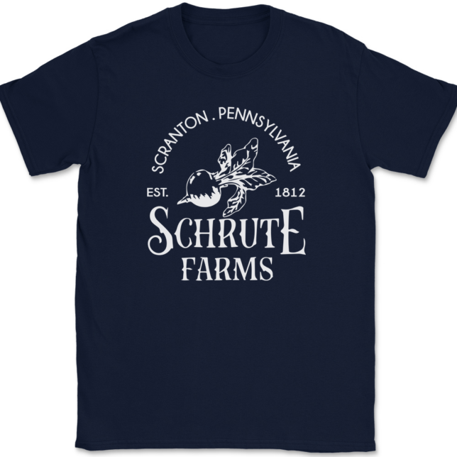 Schrute Farms T-Shirt Mens Tee - Image 6