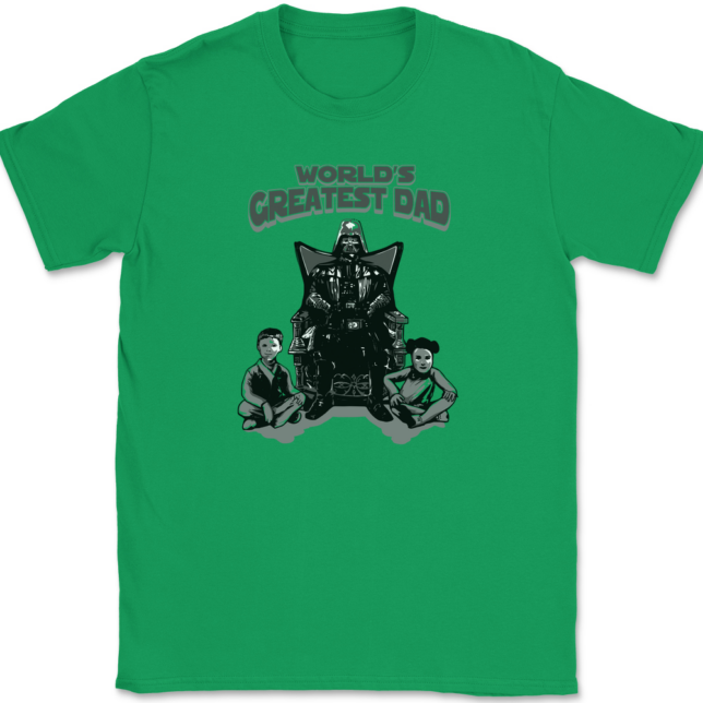 Vader Worlds Greatest Dad T-Shirt Mens Tee - Image 7