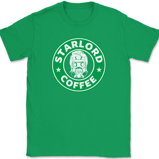 Star Lord Coffee T-Shirt Mens Tee - Image 7