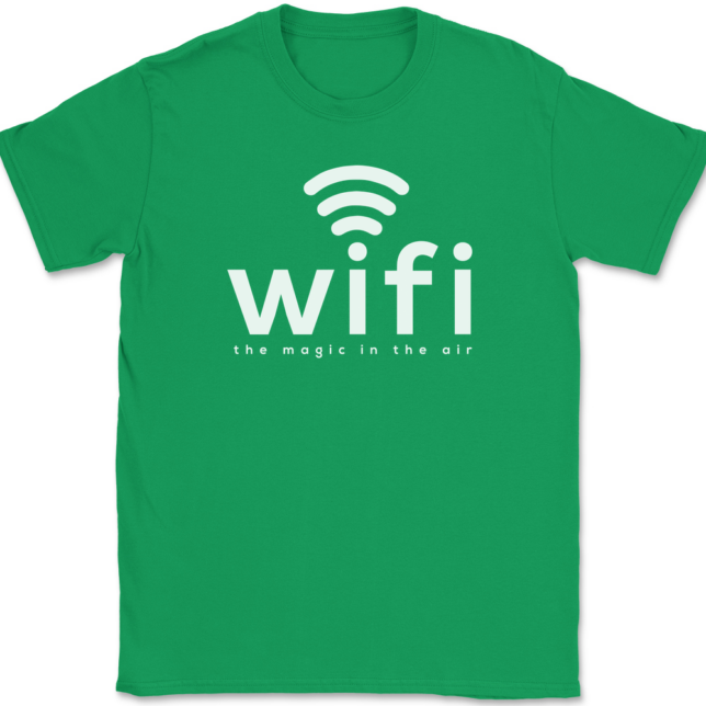 Wifi Magic In The Air T-Shirt Mens Tee - Image 7