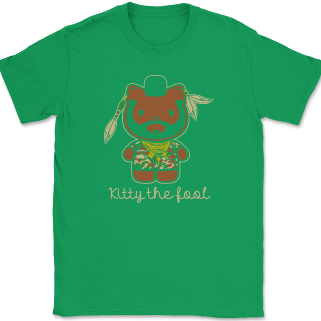 Kitty The Fool T-Shirt Mens Tee - Image 7