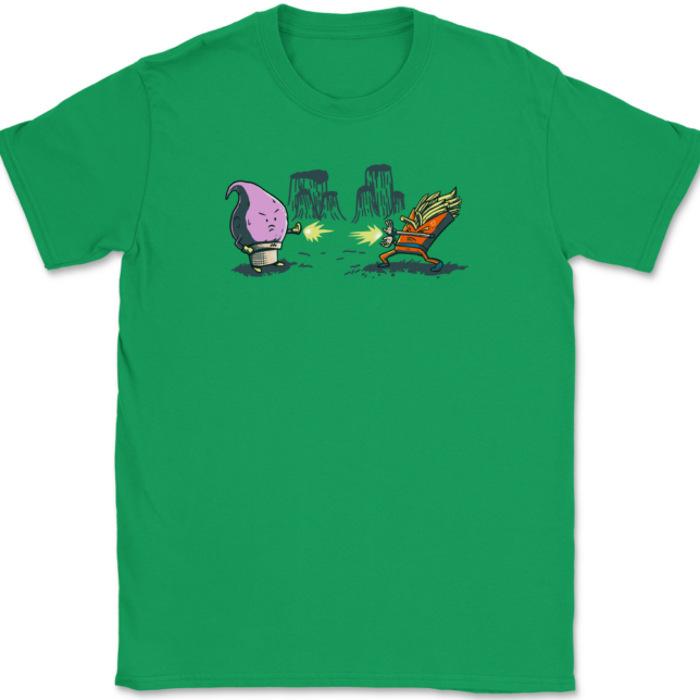 DBZ Food Fight T-Shirt Mens Tee - Image 7