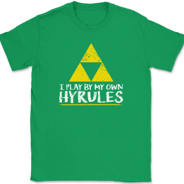 I Play By My Own Hyrules T-Shirt Mens Tee - Image 7