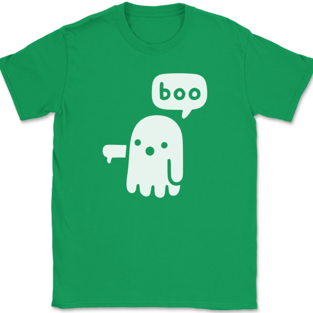 Ghost Says Boo T-Shirt Mens Tee - Image 7