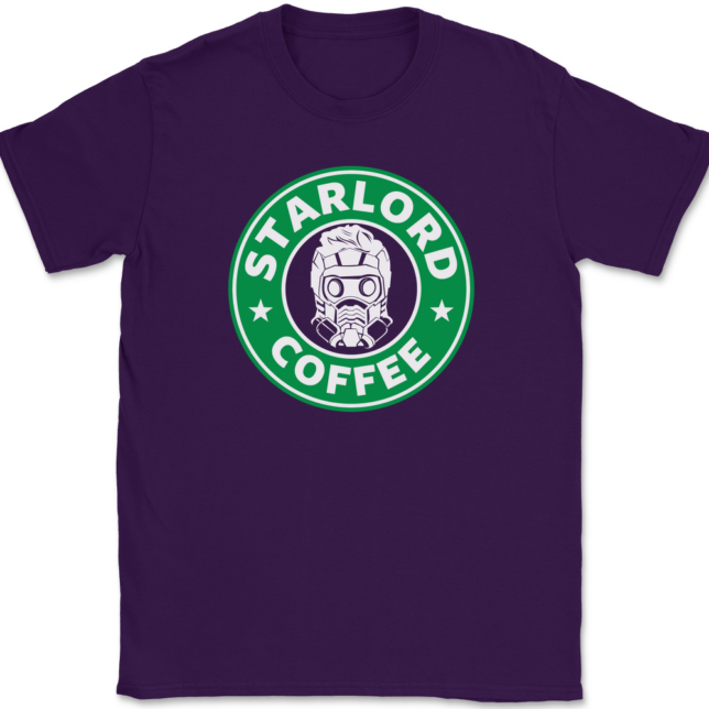 Star Lord Coffee T-Shirt Mens Tee - Image 8