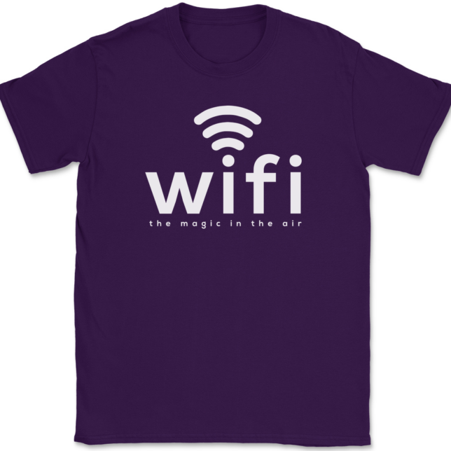 Wifi Magic In The Air T-Shirt Mens Tee - Image 8