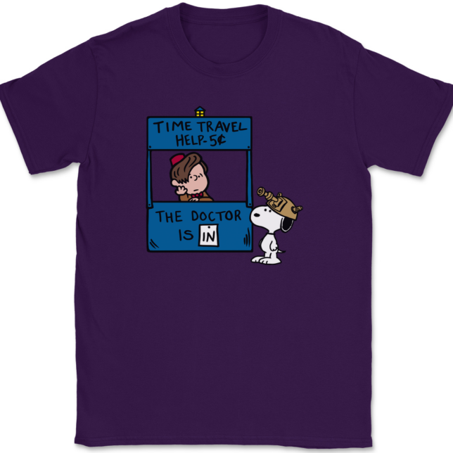 The Doctor Is In T-Shirt Mens Tee - Image 8