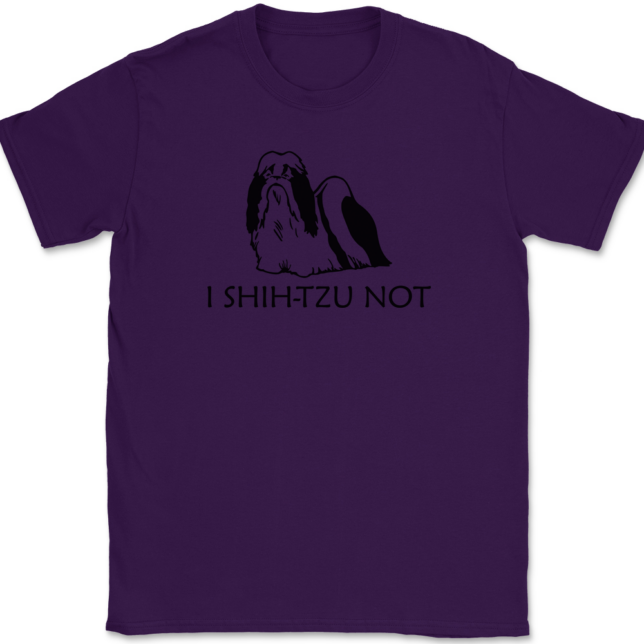 I Shih-Tzu Not T-Shirt Mens Tee - Image 8