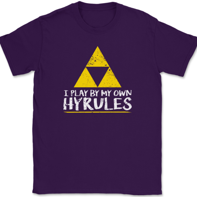 I Play By My Own Hyrules T-Shirt Mens Tee - Image 8